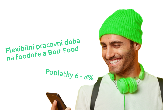 Happy guy with green beanie and phone